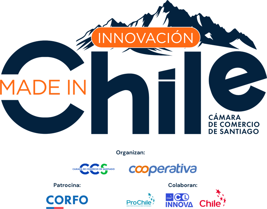 Sello Innovación Made in Chile otorgado a InnovaKids LATAM. Organizan la Cámara de Comercio de Santiago y Cooperativa; patrocina CORFO; colaboran ProChile, Chile Innova y Marca Chile.
